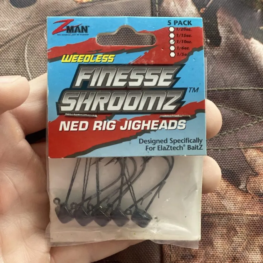 z man jigheads for winter bass fishing